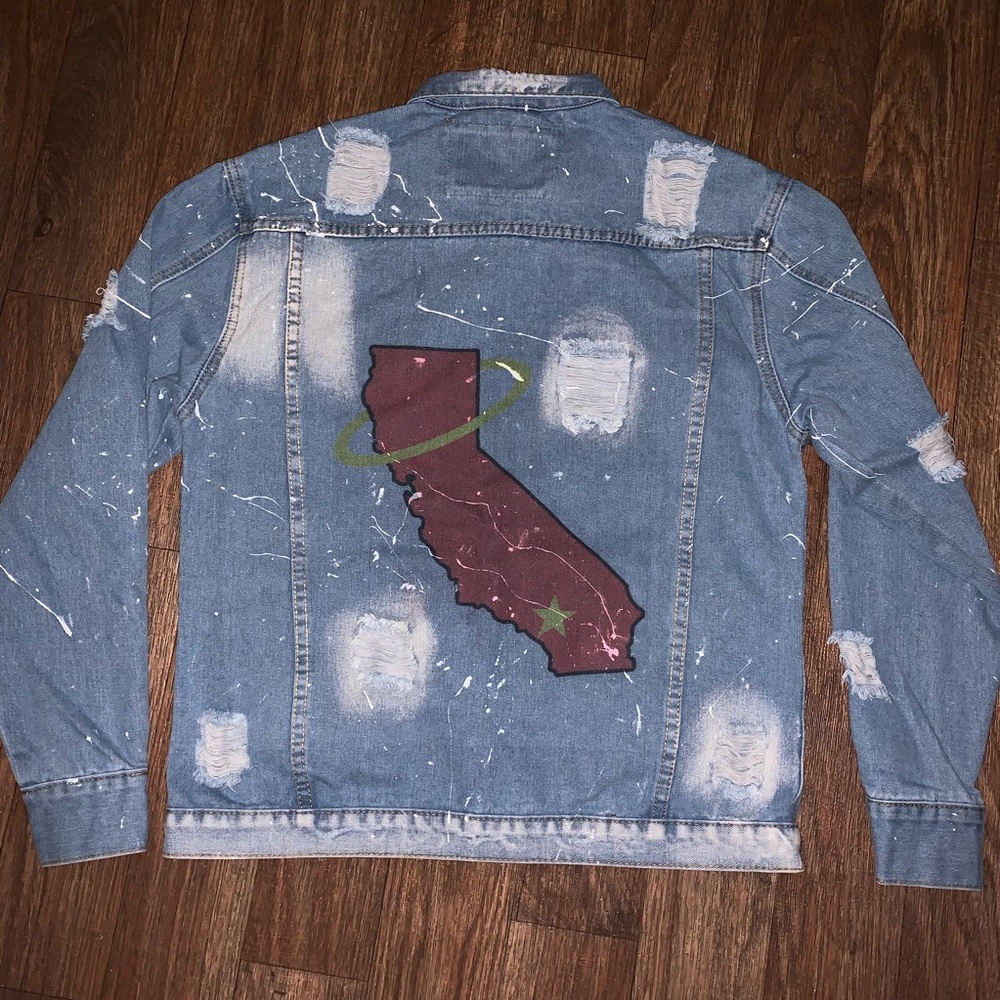 Anaheim Angels Custom Denim Jacket